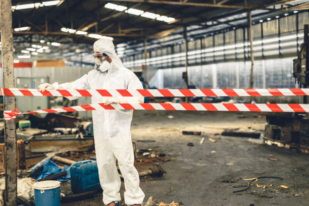 Professional Odor Removal technician working in Pomona, CA